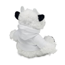 Vache en peluche personnalisable sur son sweat-shirt "MANNY"