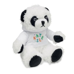 Panda en peluche personnalisable sur son sweat-shirt "PENNY"