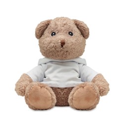 Ours en peluche personnalisable sur son sweat-shirt "JOHN"