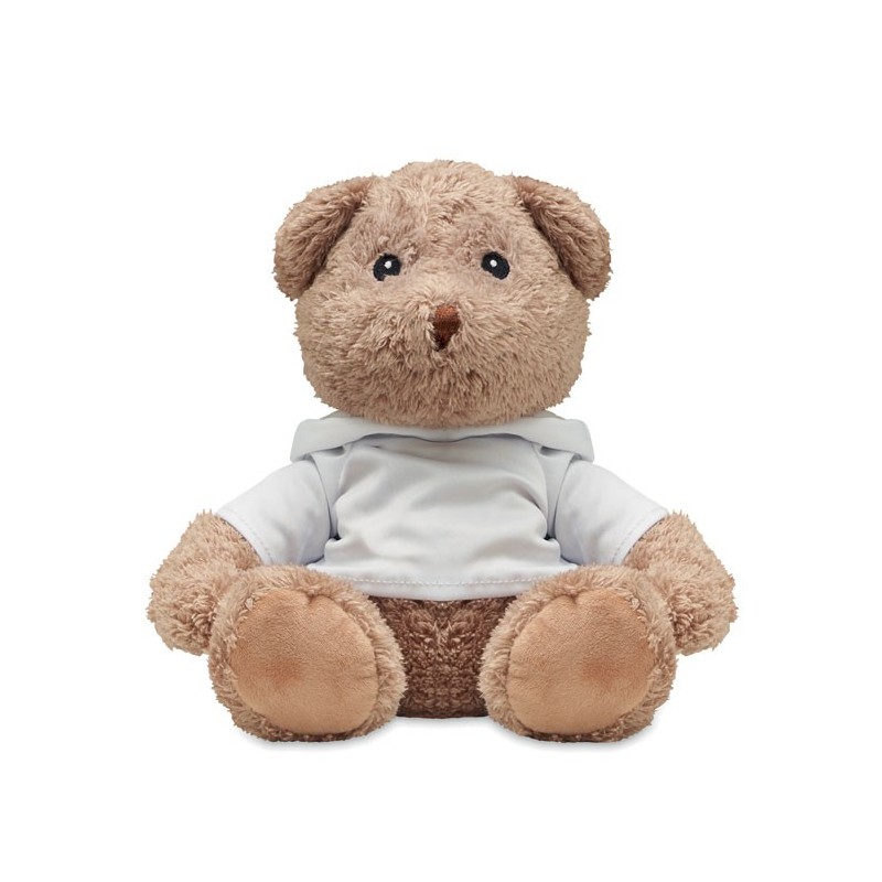 Ours en peluche personnalisable sur son sweat-shirt "JOHN" Ours en peluche personnalisable sur son sweat-shirt "JOHN"