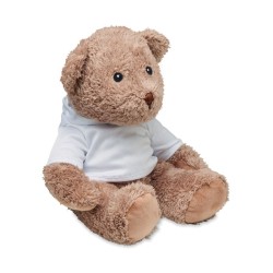 Ours en peluche personnalisable sur son sweat-shirt "JOHN"