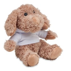 Chien en peluche personnalisable sur son sweat-shirt "DOGGY"