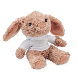 Lapin peluche personnalisable sur son sweat-shirt "BUNNY"