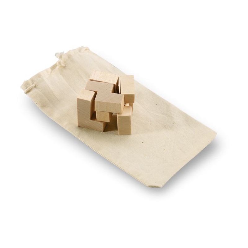 Puzzle cube en 3D avec pochette coton personnalisable "TRIKESNATS" Puzzle cube en 3D avec pochette coton personnalisable "TRIKESNATS"