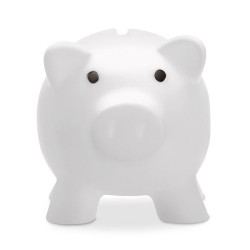 Tirelire publicitaire en forme de cochon "SOFTCO"