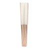 Éventail personnalisable en bois et polyester "FANNY WOOD"