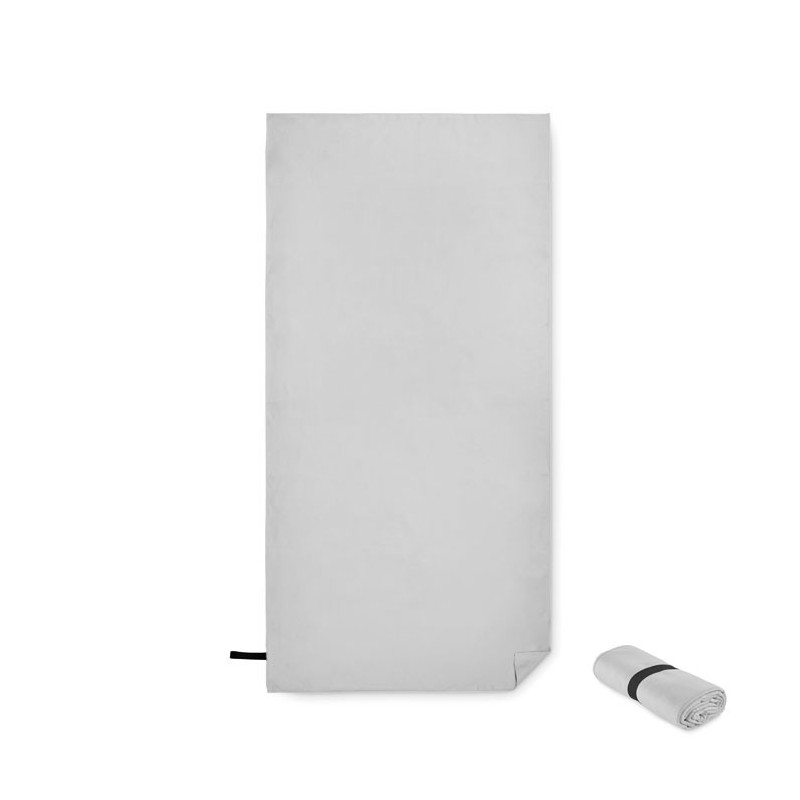Serviette de sport publicitaire en microfibre "WAXOFF"