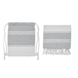 Fouta et sac à dos personnalisables en 100% recyclé "HAMMA"