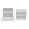 Fouta et sac à dos personnalisables en 100% recyclé "HAMMA"