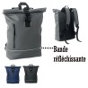 Sac à dos enroulable pour ordinateur 15" personnalisable "LAPTOSA"