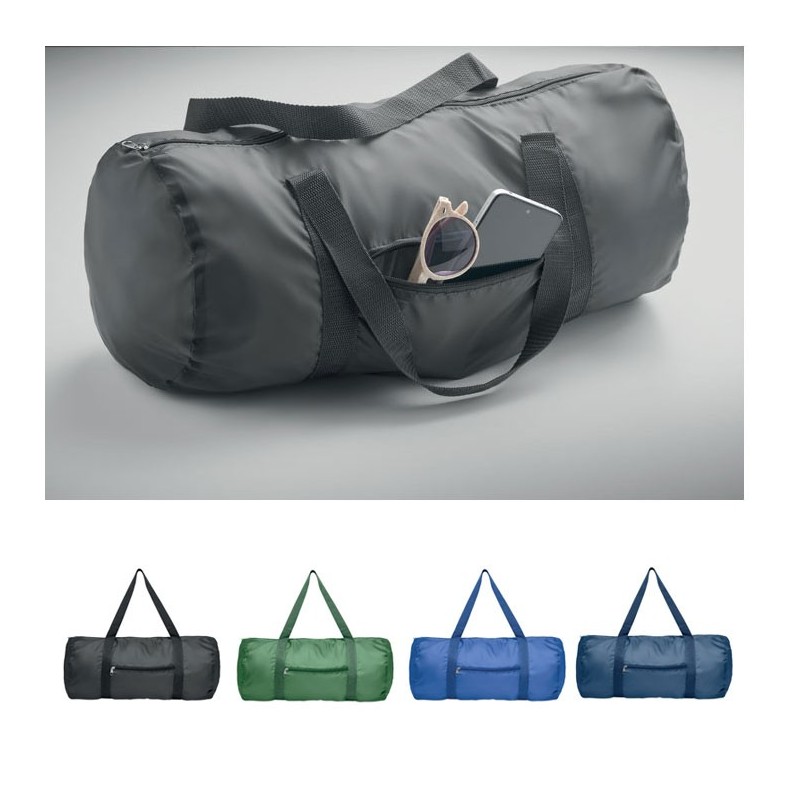 Sac de sport publicitaire en polyester recyclé "DUFF" Sac de sport publicitaire en polyester recyclé "DUFF"