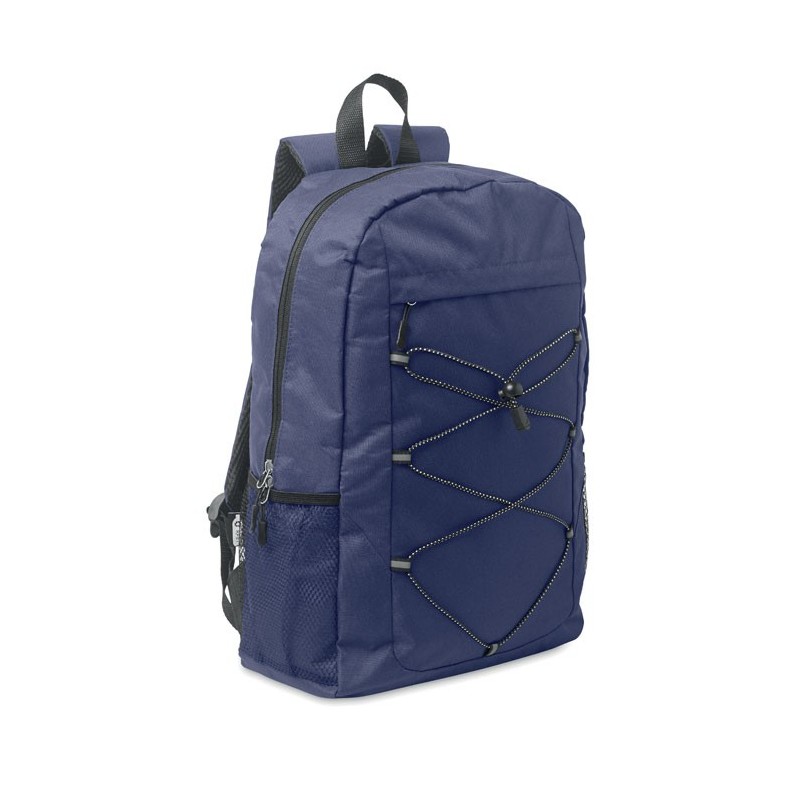 Sac à dos de randonnée personnalisable en polyester recyclé "HIGE" Sac à dos de randonnée personnalisable en polyester recyclé "HIGE"