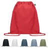 Gym bag - Sac à cordons publicitaire en coton biologique "YUKI COLOUR"