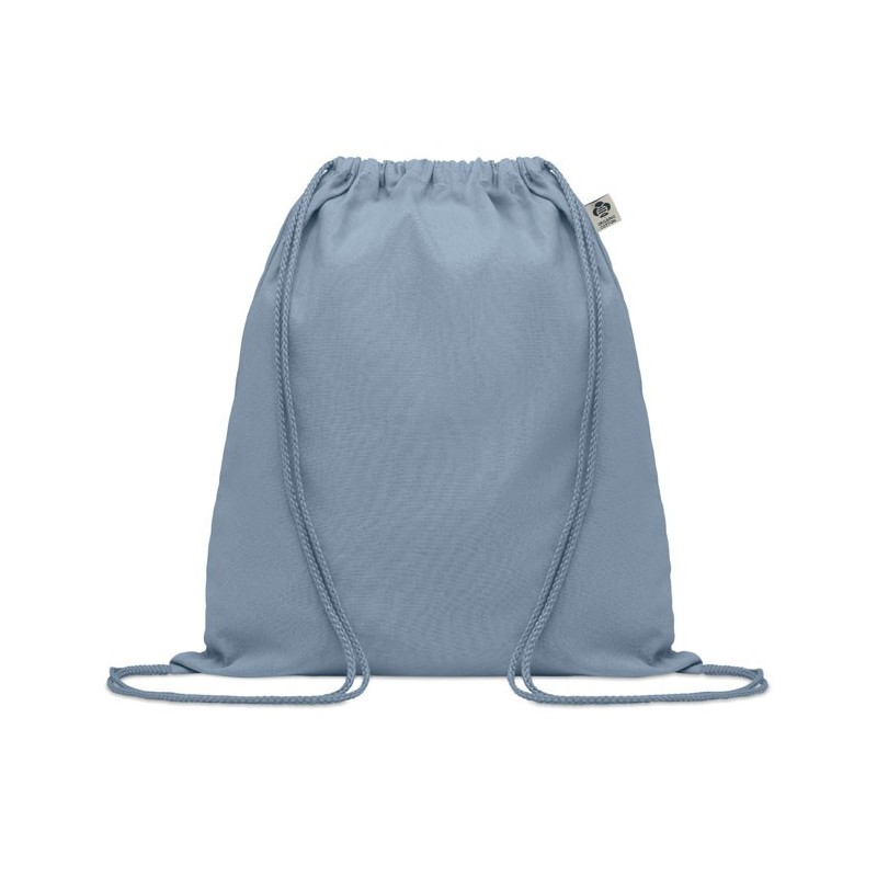 Gym bag - Sac à cordons publicitaire en coton biologique "YUKI COLOUR"