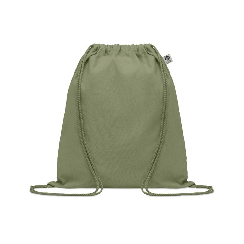 Gym bag - Sac à cordons publicitaire en coton biologique "YUKI COLOUR"
