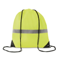 Gym bag - Gym bag publicitaire fluo avec bande réfléchissante "STRIPE"