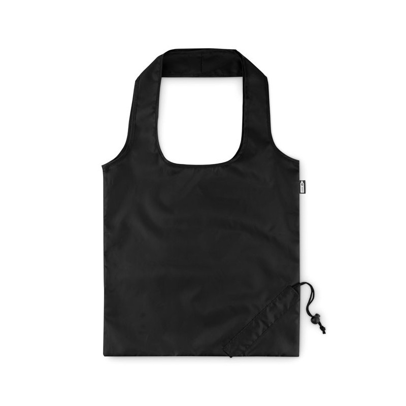 Sac shopping publicitaire  pliable en polyester recyclé "FOLDPET" Sac shopping publicitaire  pliable en polyester recyclé "FOLDPET"