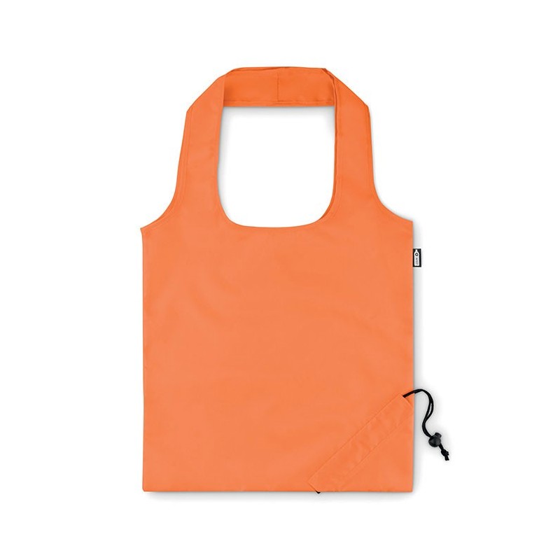 Sac shopping publicitaire  pliable en polyester recyclé "FOLDPET" Sac shopping publicitaire  pliable en polyester recyclé "FOLDPET"