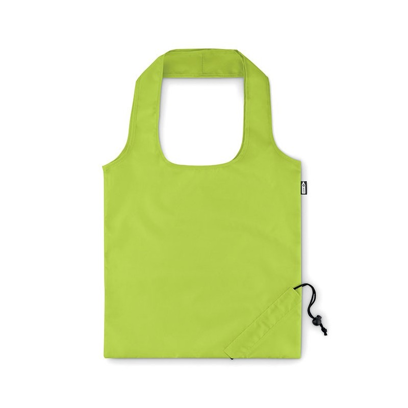 Sac shopping publicitaire  pliable en polyester recyclé "FOLDPET" Sac shopping publicitaire  pliable en polyester recyclé "FOLDPET"