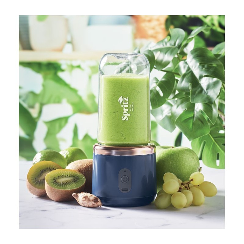 Mixeur à Smoothie publicitaire 2 verres et batterie rechargeable Mixeur à Smoothie publicitaire 2 verres et batterie rechargeable