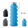 Bouteille 50 cl publicitaire pliable en silicone "KOLAPSI"