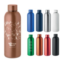 Bouteille publicitaire de 50 cl en acier recyclé "ATHENA"