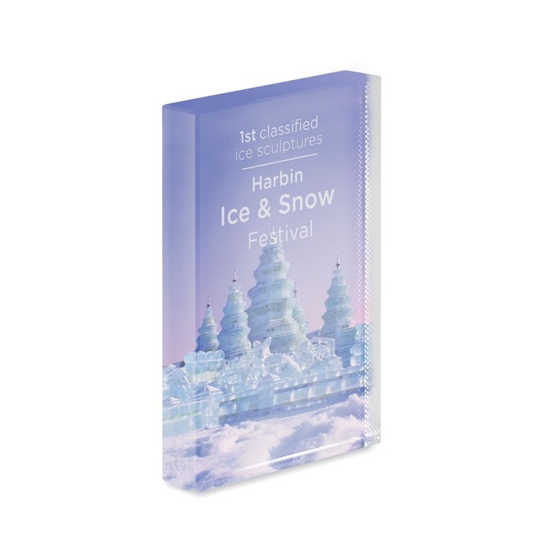 Cadre en verre Trophée personnalisable "BLO" Cadre en verre Trophée personnalisable "BLO"