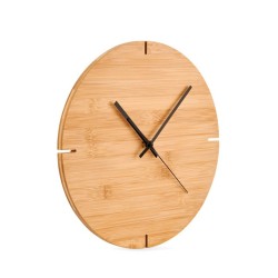 Horloge murale personnalisable en bambou "ESFERE"