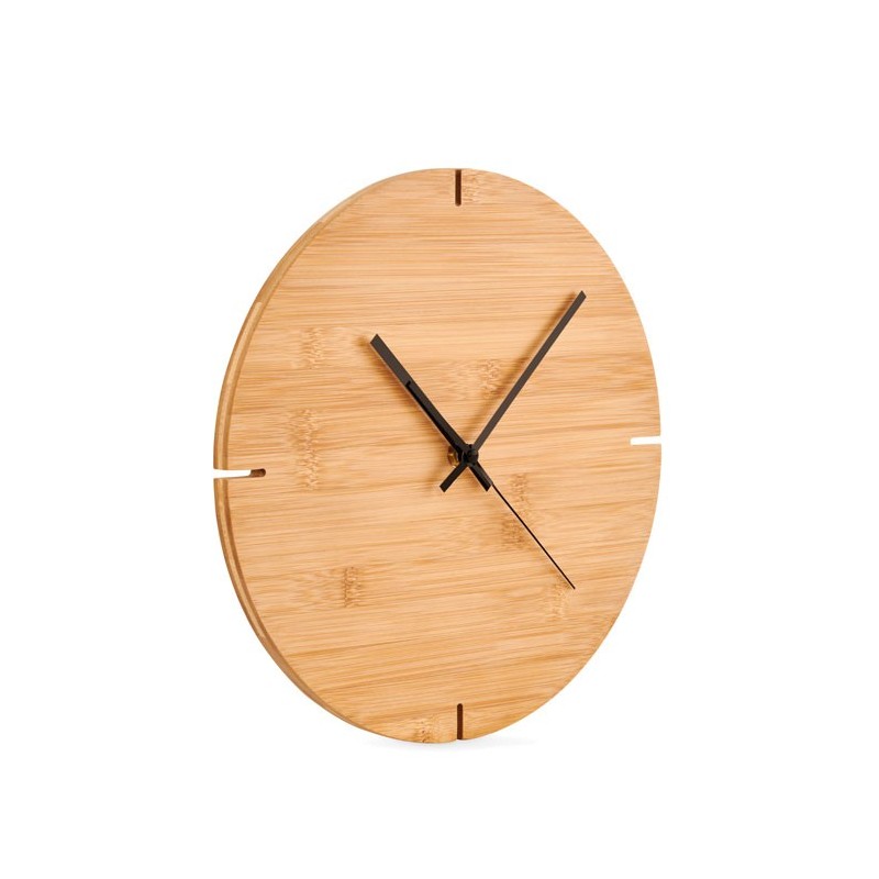 Horloge murale personnalisable en bambou "ESFERE" Horloge murale personnalisable en bambou "ESFERE"