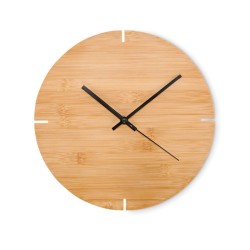Horloge murale personnalisable en bambou "ESFERE"