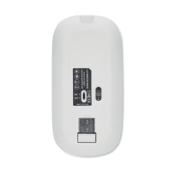 Souris optique publicitaire rechargeable "CURVY C"