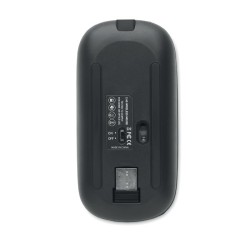 Souris optique publicitaire rechargeable "CURVY C"