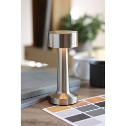 Lampe de table publicitaire rechargeable "HIERLUZ"