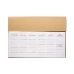 Agenda de bureau personnalisable "MEMWEEK"