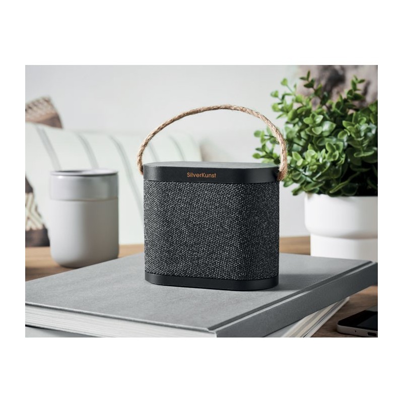 Enceinte sans fil personnalisable avec chargeur "WUSIC" Enceinte sans fil personnalisable avec chargeur "WUSIC"