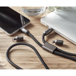 Tour de cou publicitaire pour téléphone avec câble de charge "SHAKA"