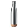 Bouteille publicitaire isotherme avec base liège "ASPEN CORK"