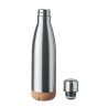 Bouteille publicitaire isotherme avec base liège "ASPEN CORK"