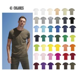 Tee-shirt manches courtes publicitaire 44 couleurs REGENT