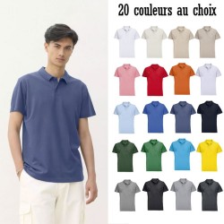 Polo publicitaire mixte 100% coton, 20 coloris "PULSE"