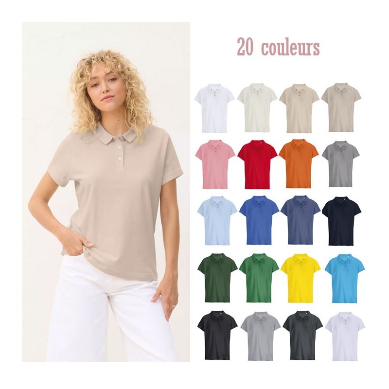 Polo publicitaire mixte 100% coton, 20 coloris "PULSE" Polo publicitaire mixte 100% coton, 20 coloris "PULSE"