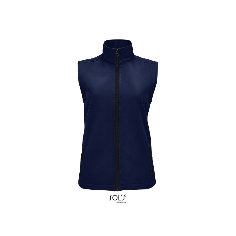 Bodywarmer publicitaire femme en softshell "RACE BW"