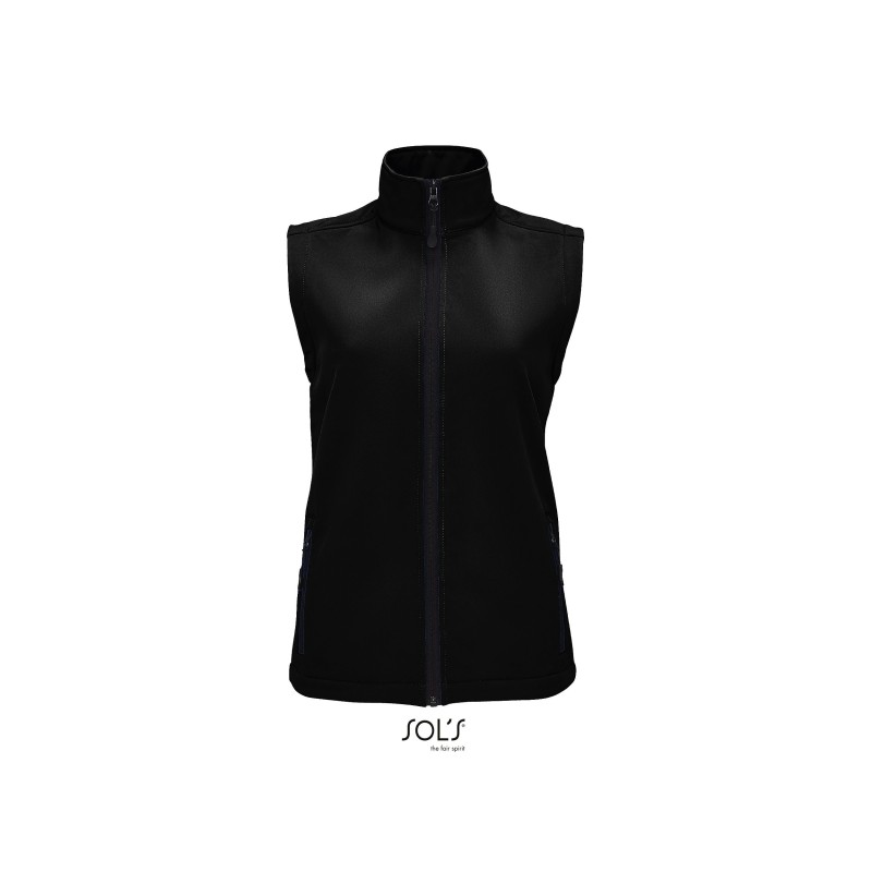 Bodywarmer publicitaire femme en softshell "RACE BW"
