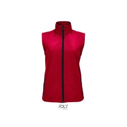 Bodywarmer publicitaire femme en softshell "RACE BW"