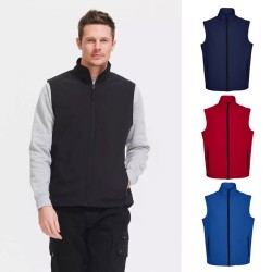 Bodywarmer publicitaire homme en softshell "RACE BW"