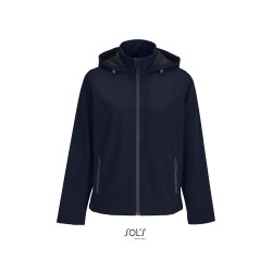 Veste publicitaire femme en Softshell avec capuche "RACE HOODED"