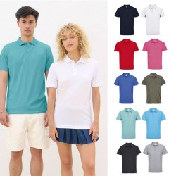 Polo publicitaire de sport en polyester recyclé "PITCHER couleur"