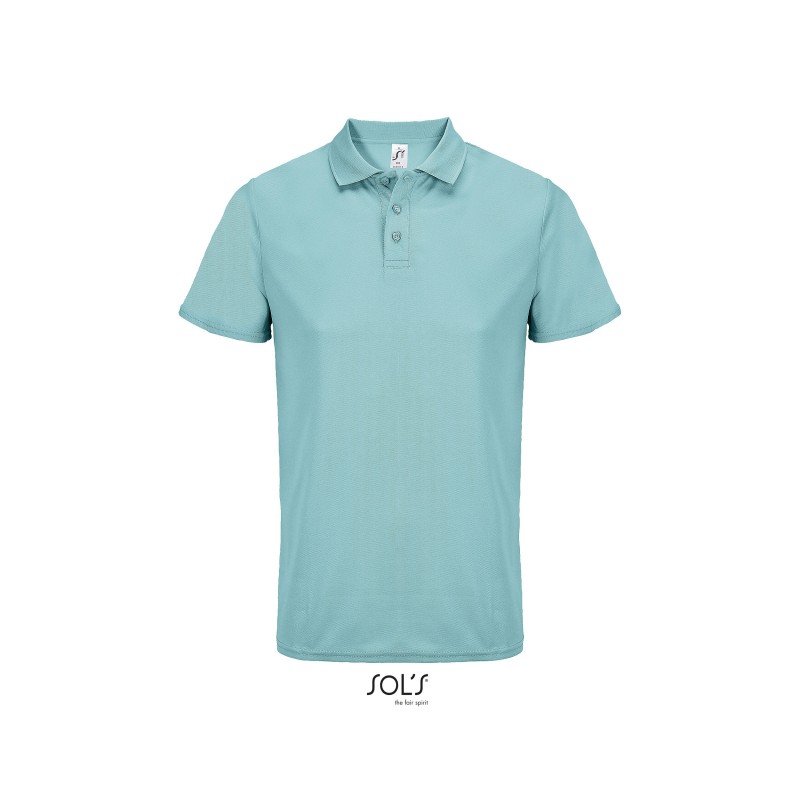 Polo publicitaire de sport en polyester recyclé "PITCHER couleur" Polo publicitaire de sport en polyester recyclé "PITCHER couleur"