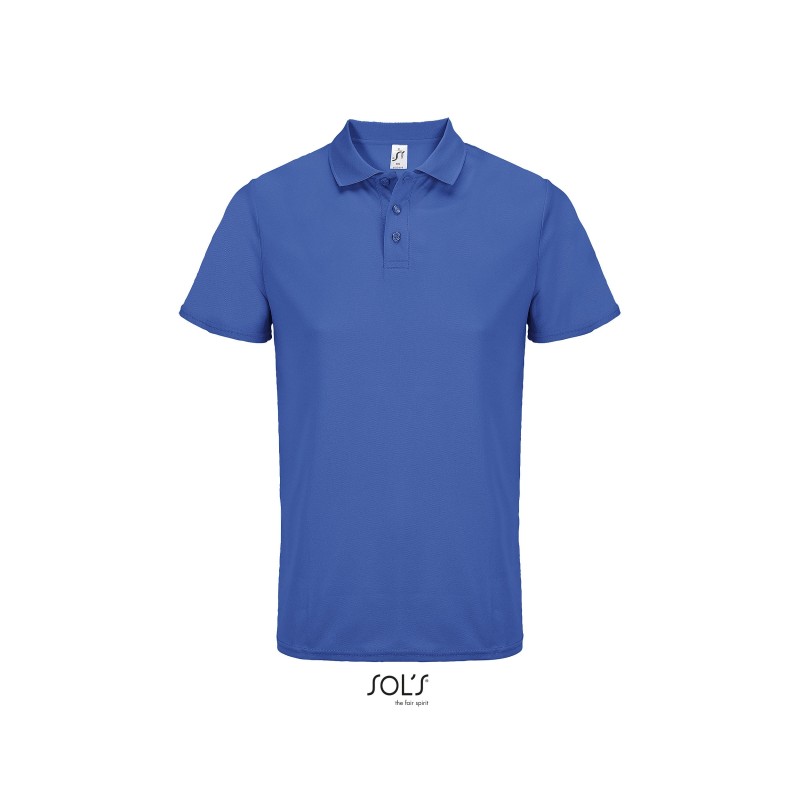 Polo publicitaire de sport en polyester recyclé "PITCHER couleur" Polo publicitaire de sport en polyester recyclé "PITCHER couleur"