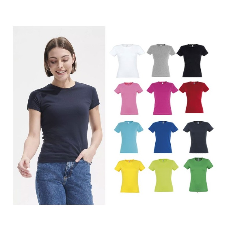 Tee-shirt publicitaire personnalisable femme MISS